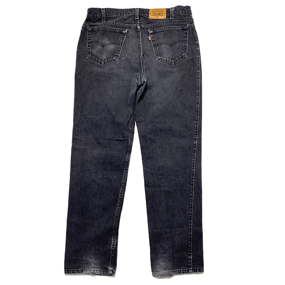 Vintage 90’s Levi’s 540 Relaxed Fit Made in USA Black Worn Jeans Mens 38 x 34